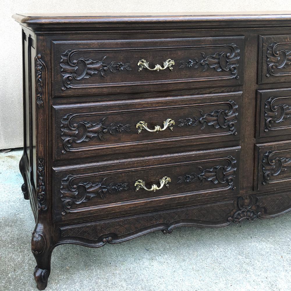Antique Country French Double Commode For Sale 1