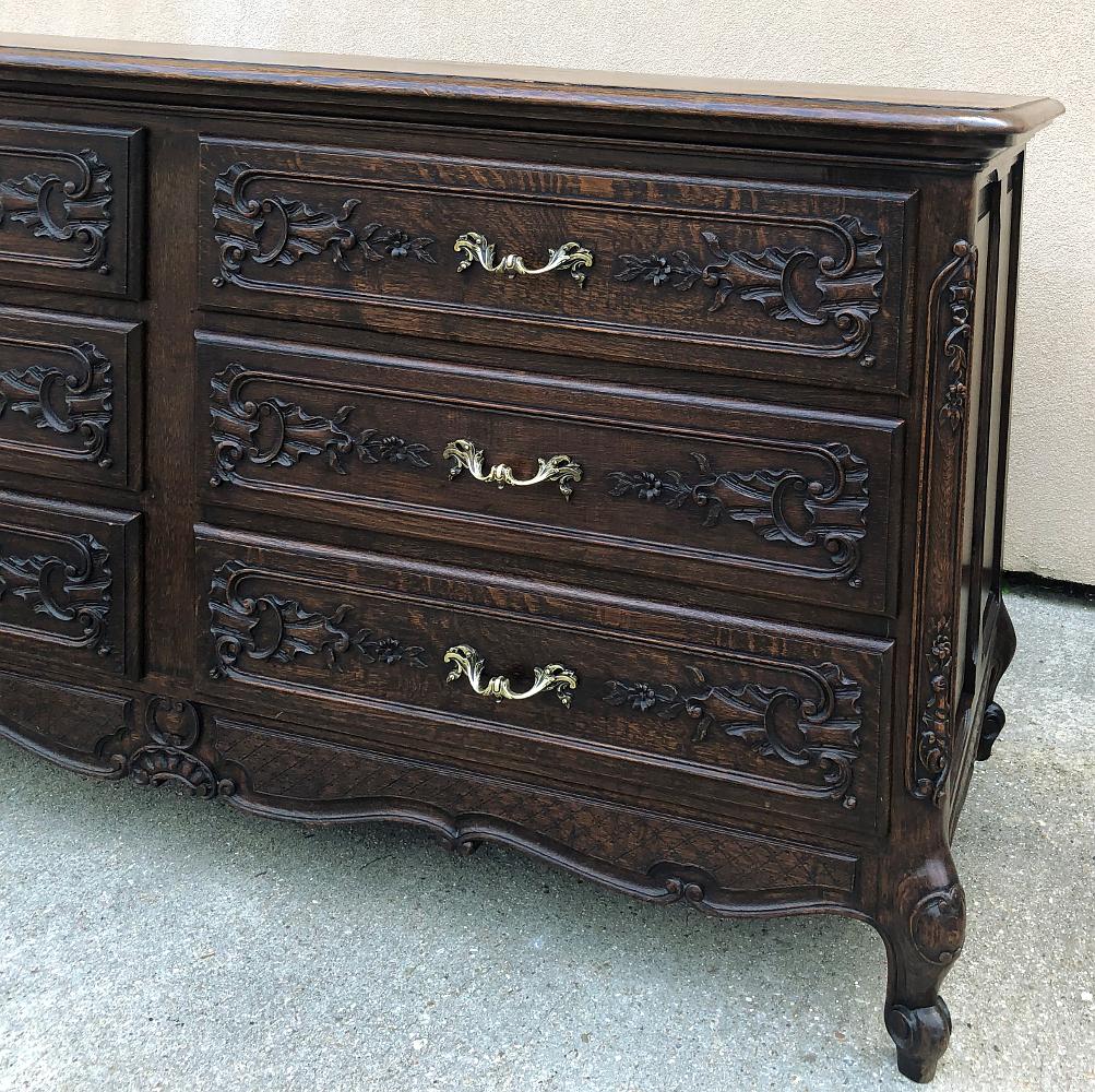 Antique Country French Double Commode For Sale 2