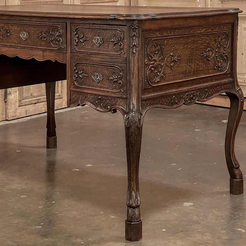 Antique Country French Double-Faced Desk For Sale 3