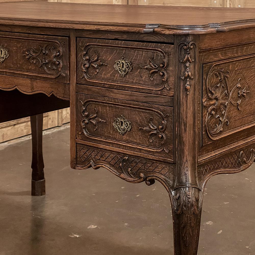 Antique Country French Double-Faced Desk For Sale 4
