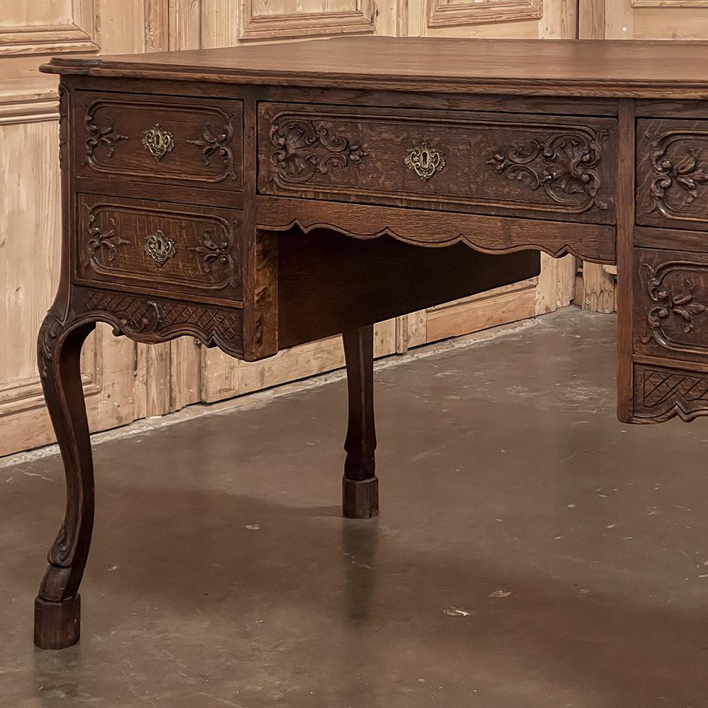Antique Country French Double-Faced Desk For Sale 5