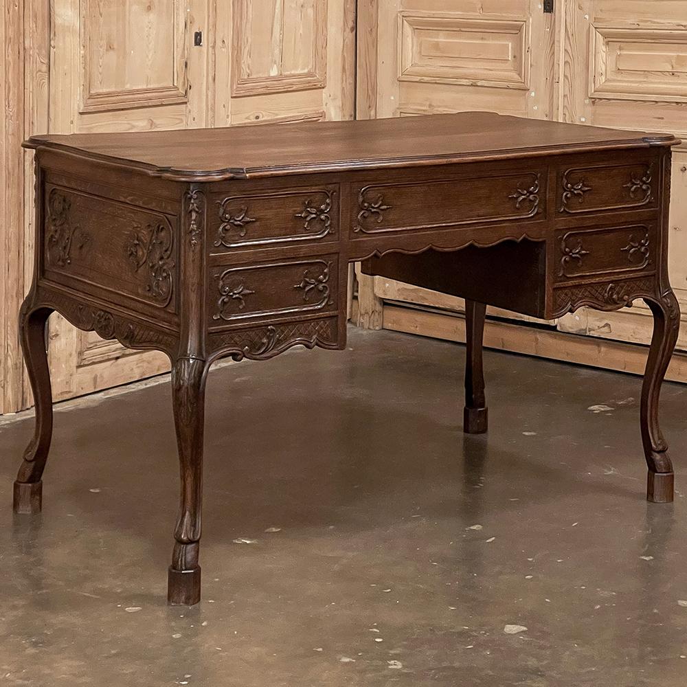 Antique Country French Double-Faced Desk For Sale 6