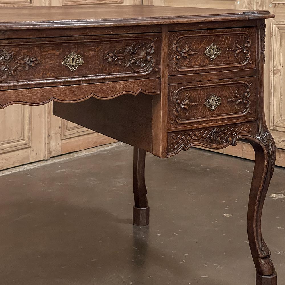 Antique Country French Double-Faced Desk For Sale 1