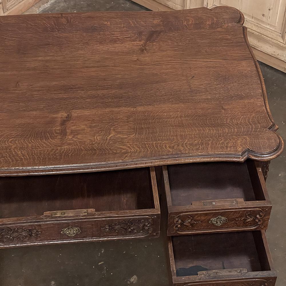 Antique Country French Double-Faced Desk For Sale 2