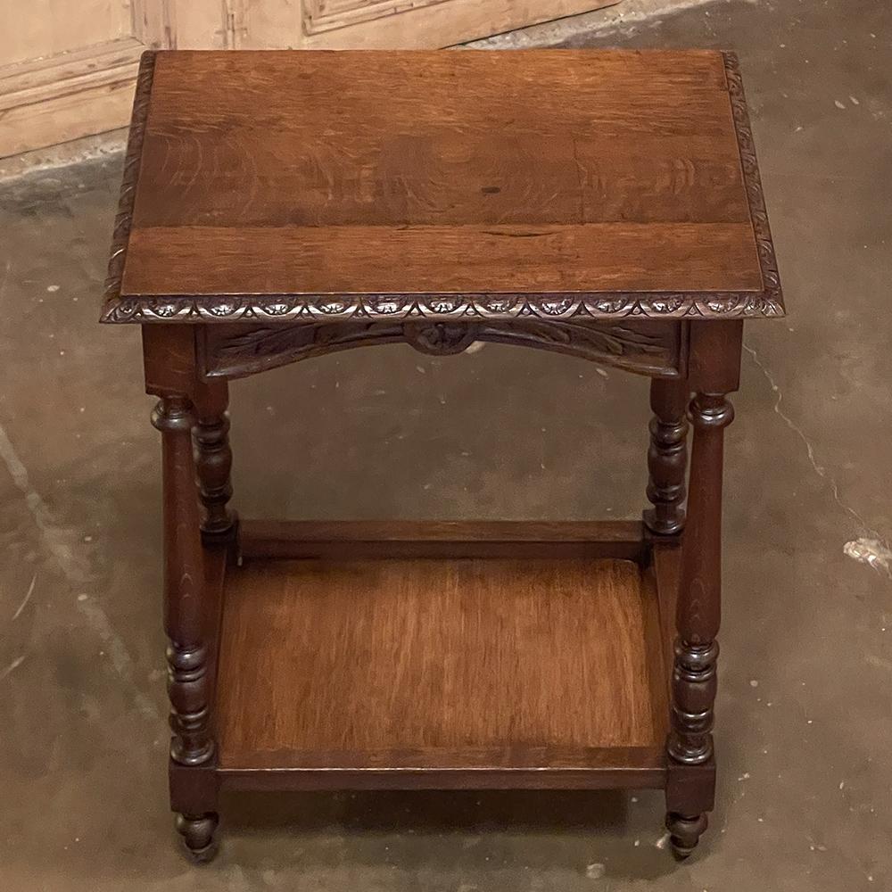 20th Century Antique Country French End Table