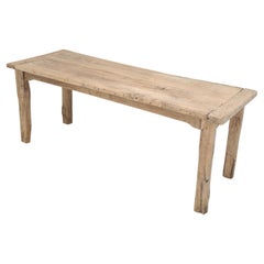 Antique Country French Farm, Dining Table Structurally Restored Original Patina