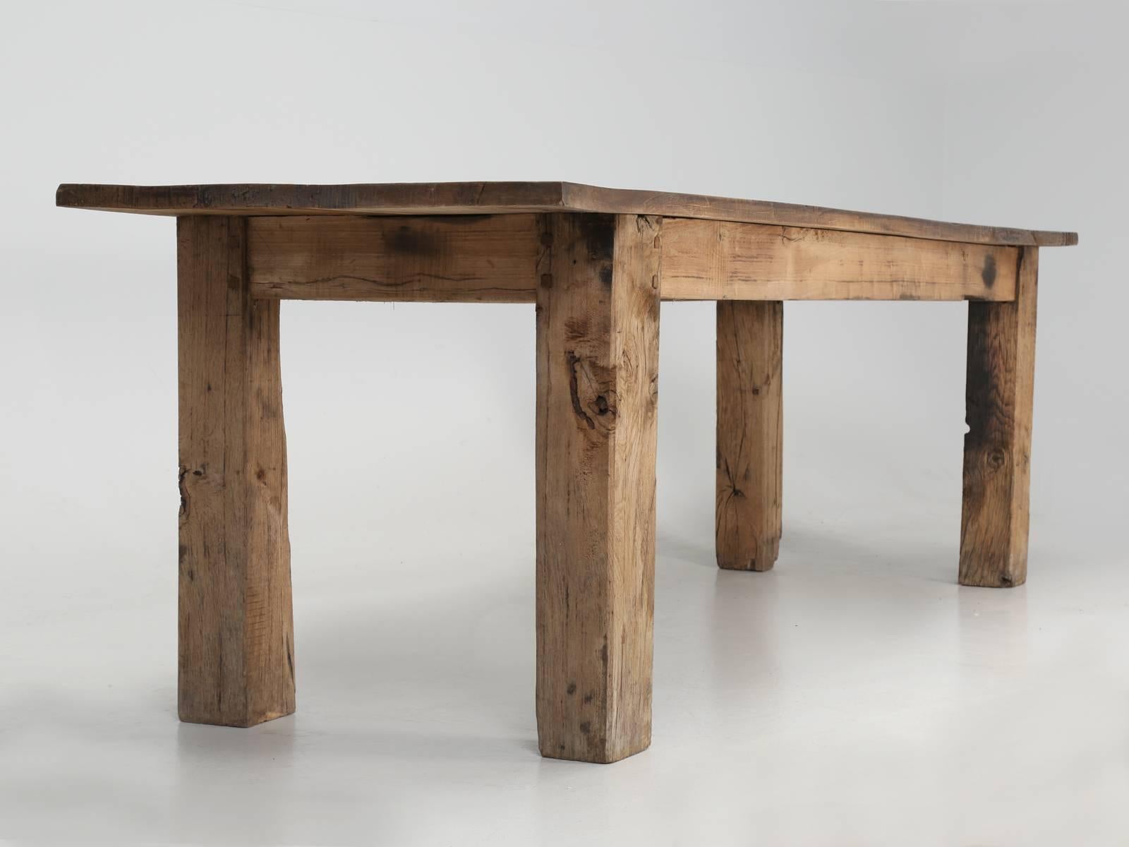 Antique Country French Farm Table or Industrial Table, circa 1900 8