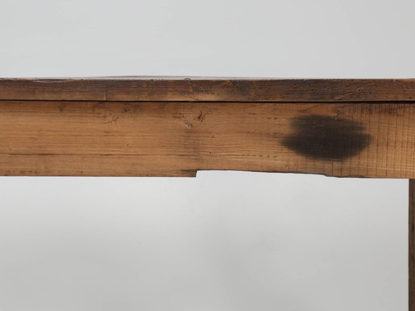 Antique Country French Farm Table or Industrial Table, circa 1900 4