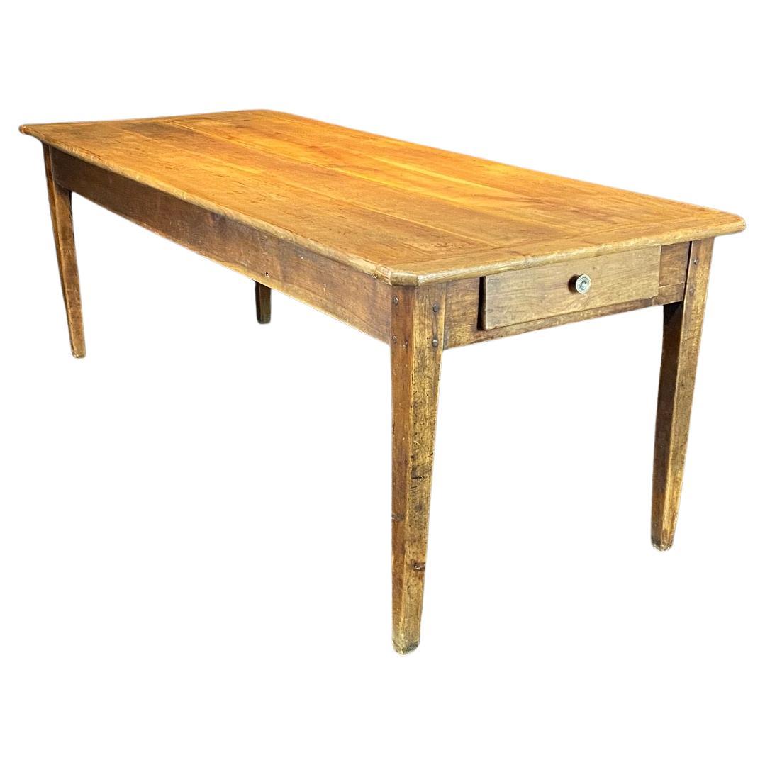 Antique Country French Farmhouse Dining Table from Provence