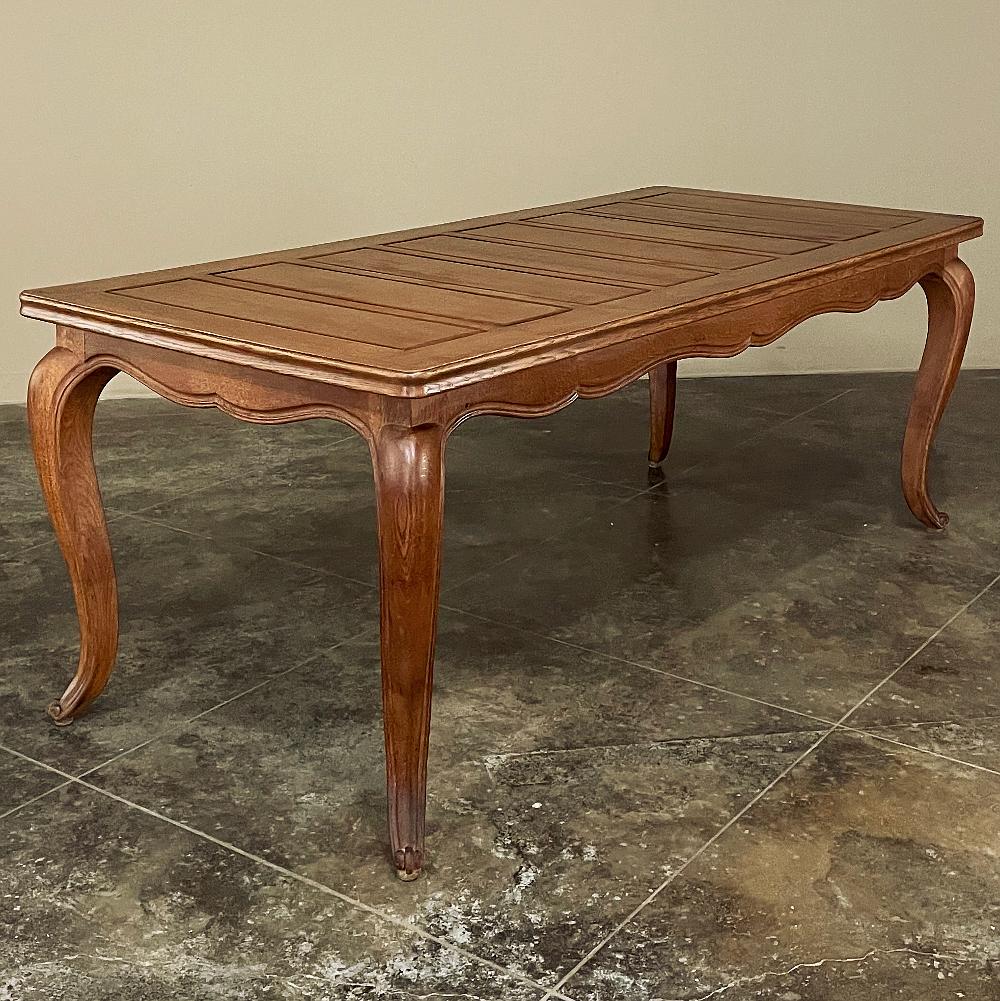 Antique Country French Fruitwood Dining Table For Sale 1