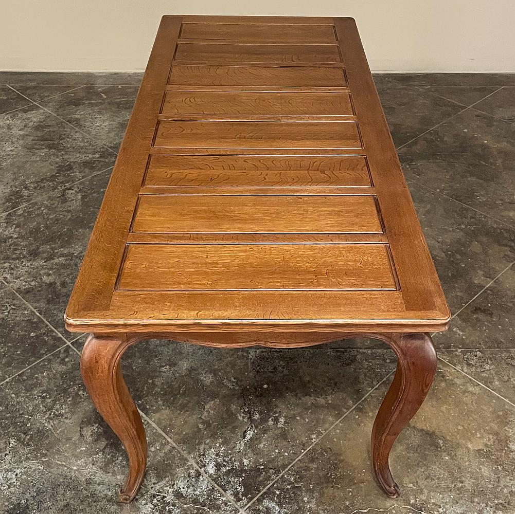 Antique Country French Fruitwood Dining Table For Sale 2