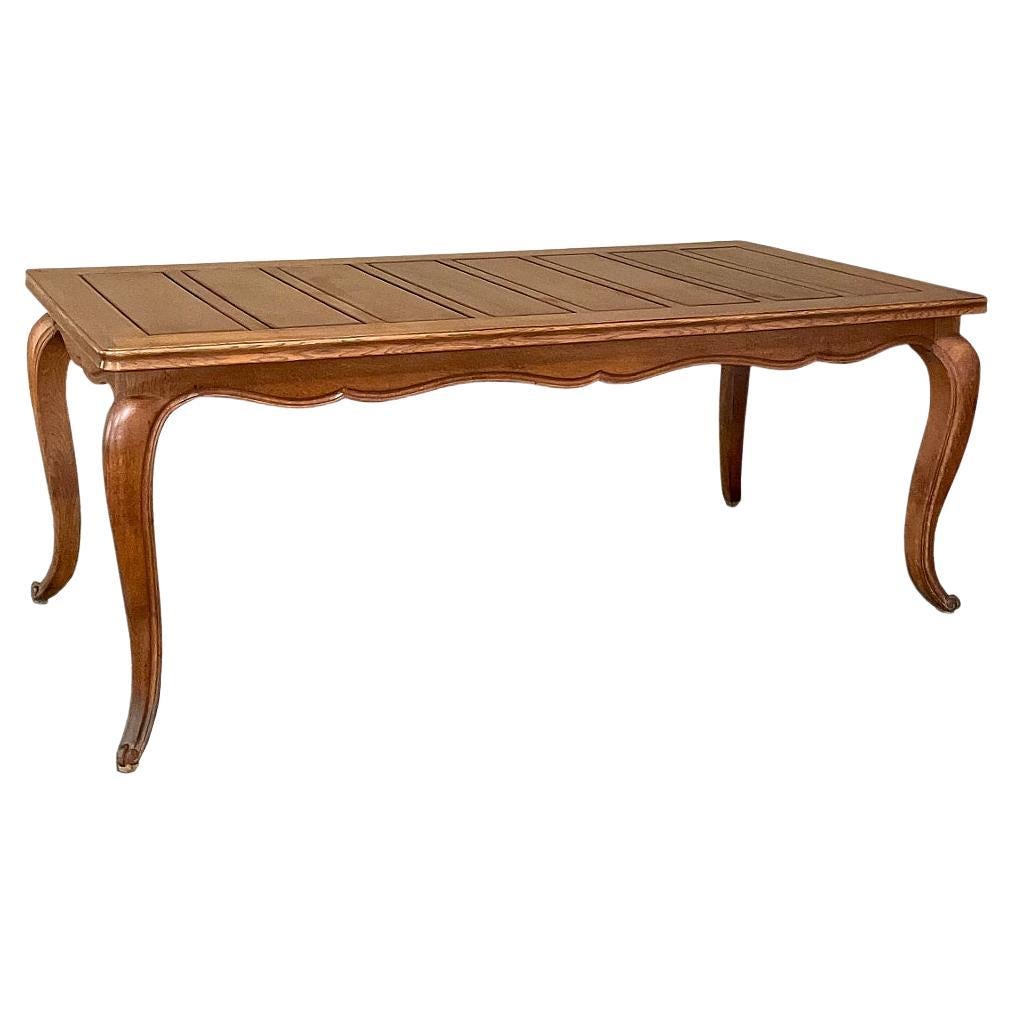 Antique Country French Fruitwood Dining Table For Sale