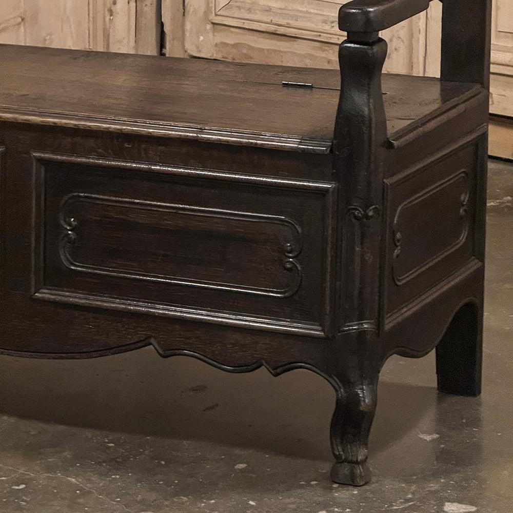 Antiquities Country French Hall Bench en vente 8