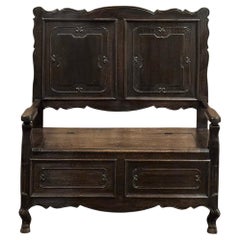 Used Country French Hall Bench