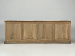 Antique Country French Kitchen Island in White Oak with it's Original Finish