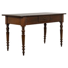 Antique Country French Louis Philippe Style Farmhouse Maple Table