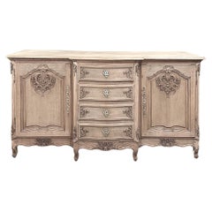 Used Country French Louis XIV Stripped Oak Buffet ~ Enfilade