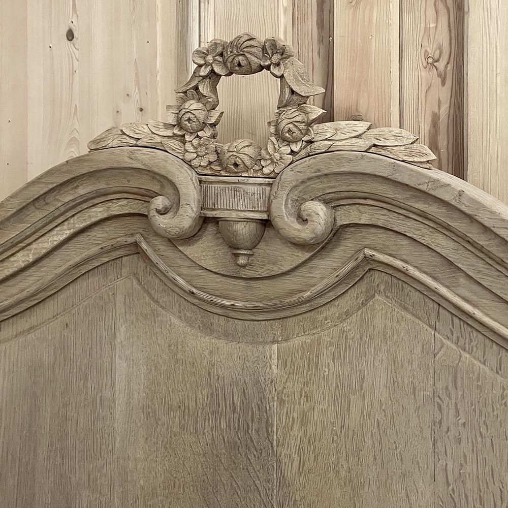 Antique Country French Louis XVI Stripped 3/4 Bed For Sale 14