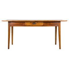 Antique Country French Mixed Wood Farmhouse Table