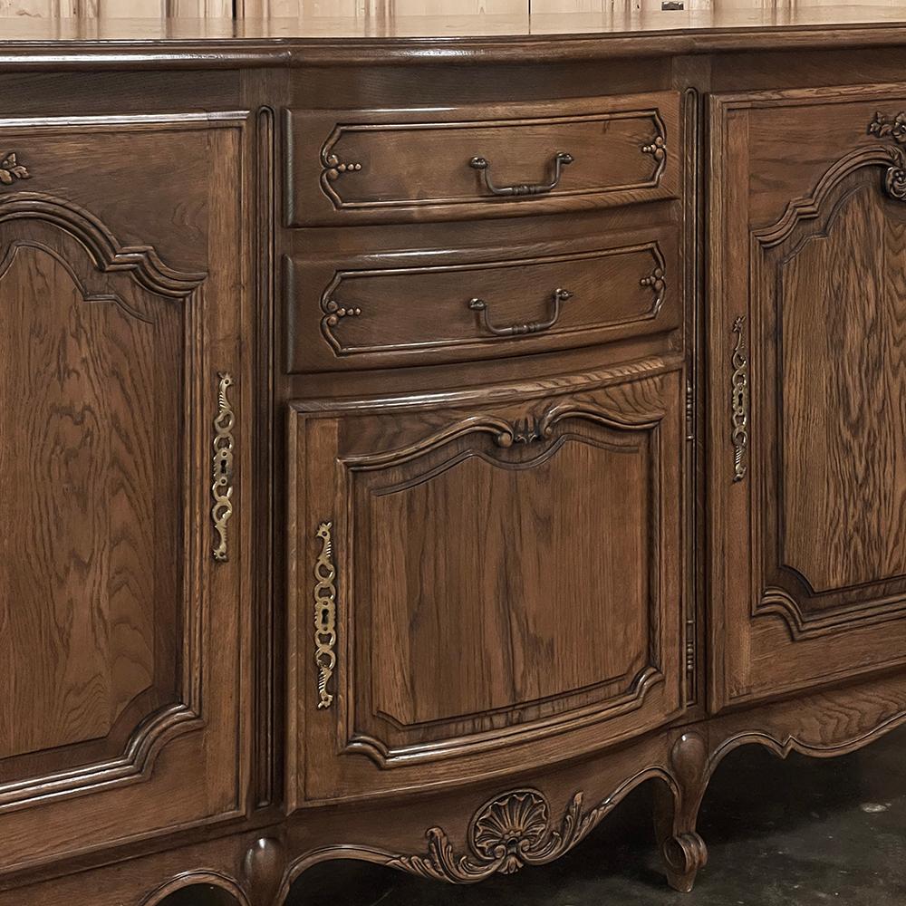 Antique Country French Oak Buffet ~ Enfilade For Sale 7