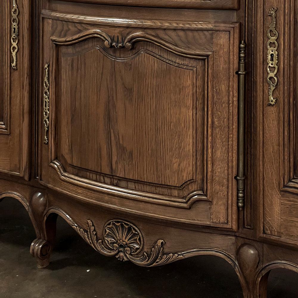 Antique Country French Oak Buffet ~ Enfilade For Sale 10