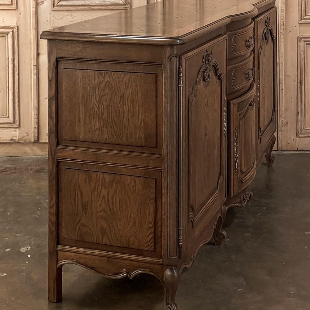 Antique Country French Oak Buffet ~ Enfilade For Sale 11