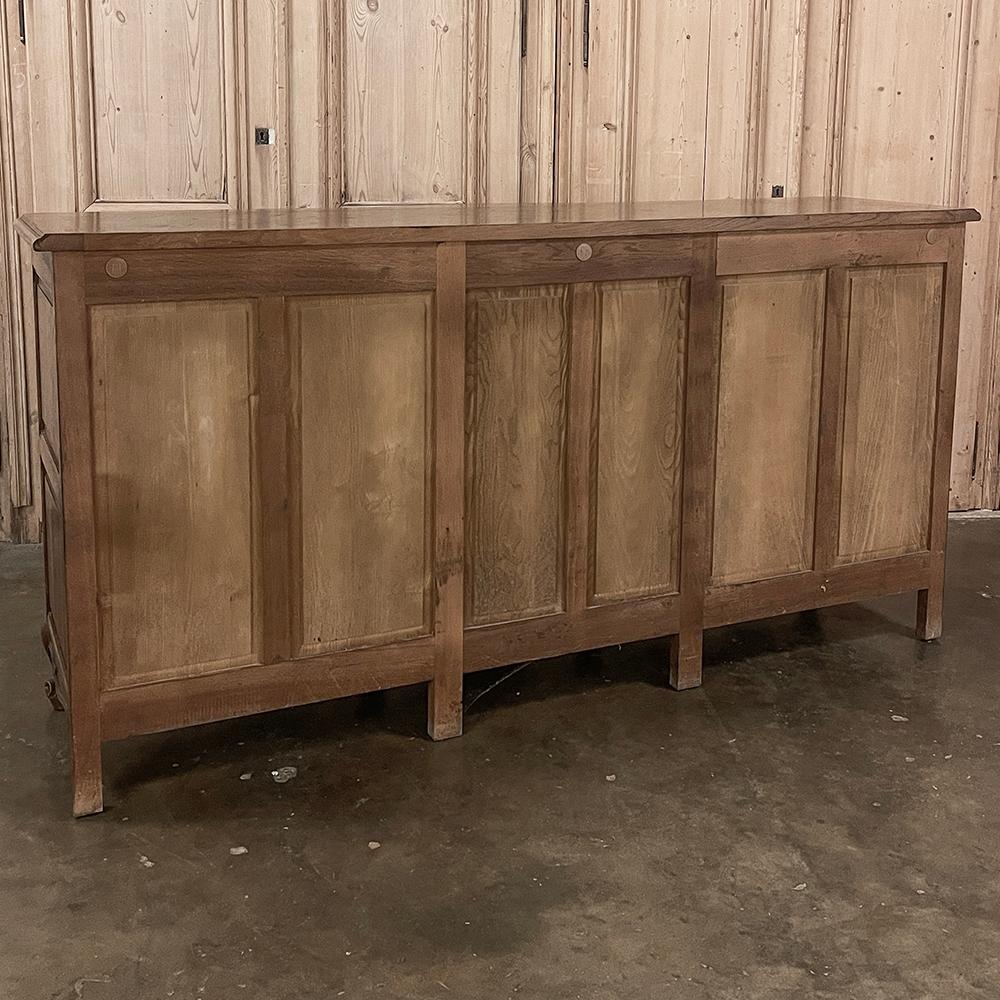 Antique Country French Oak Buffet ~ Enfilade For Sale 14