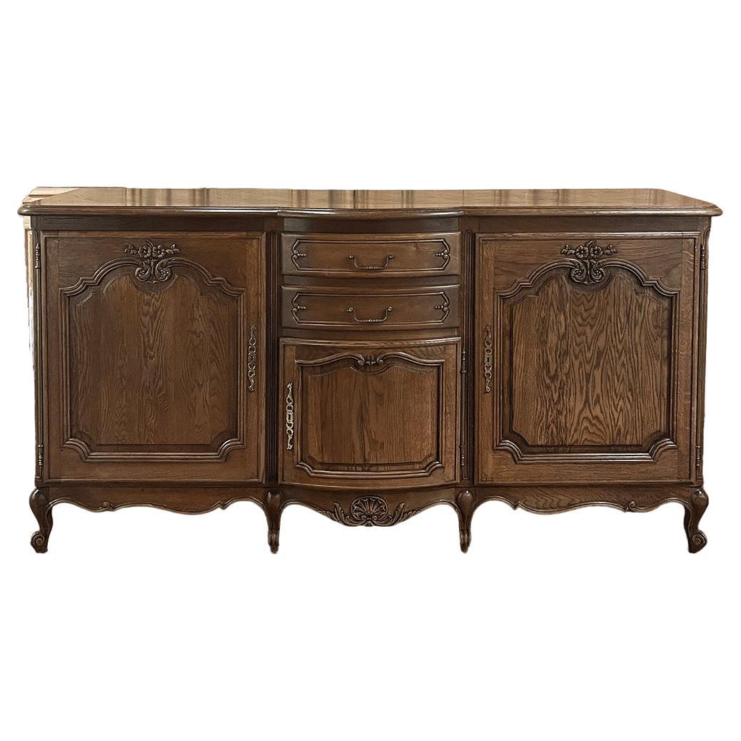 Antique Country French Oak Buffet ~ Enfilade For Sale