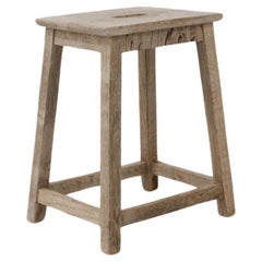 Antique Country French Oak Stool