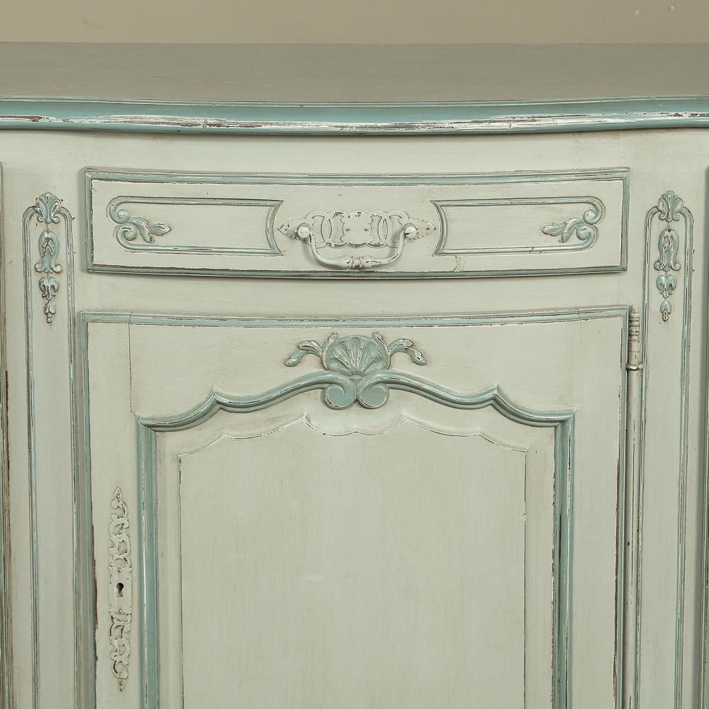 Antique Country French Painted Buffet 2