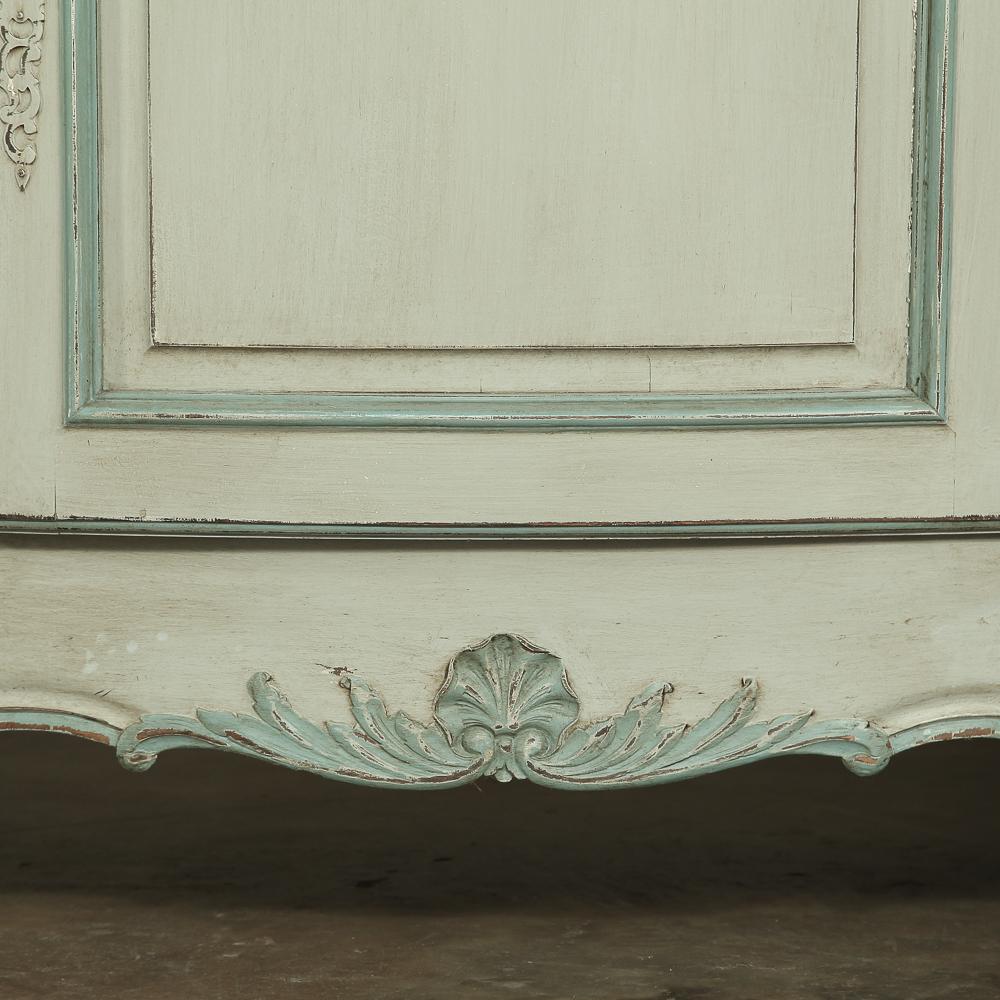 Antique Country French Painted Buffet 3