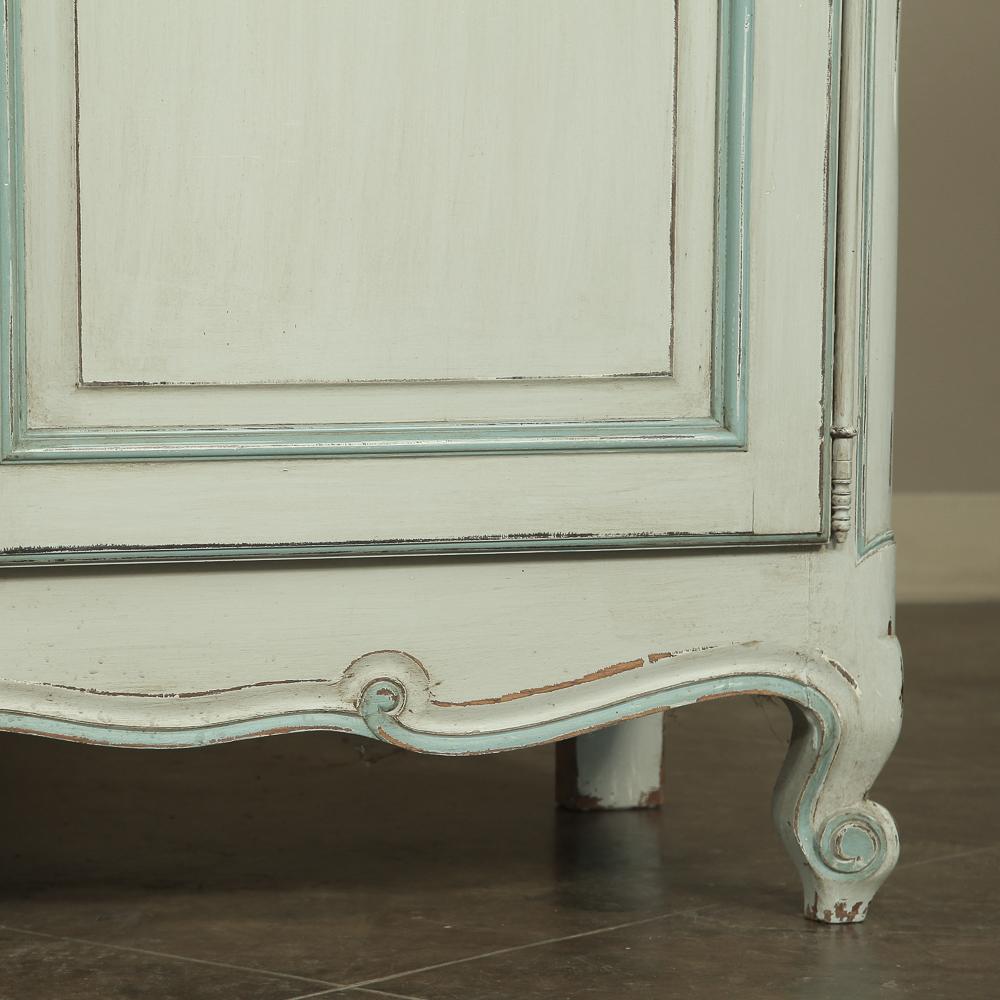 Antique Country French Painted Buffet 5