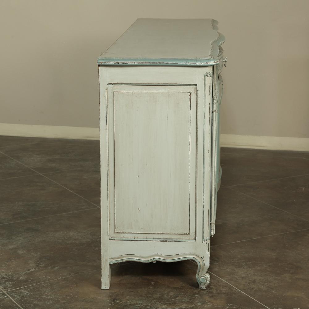 Early 20th Century Antique Country French Painted Buffet