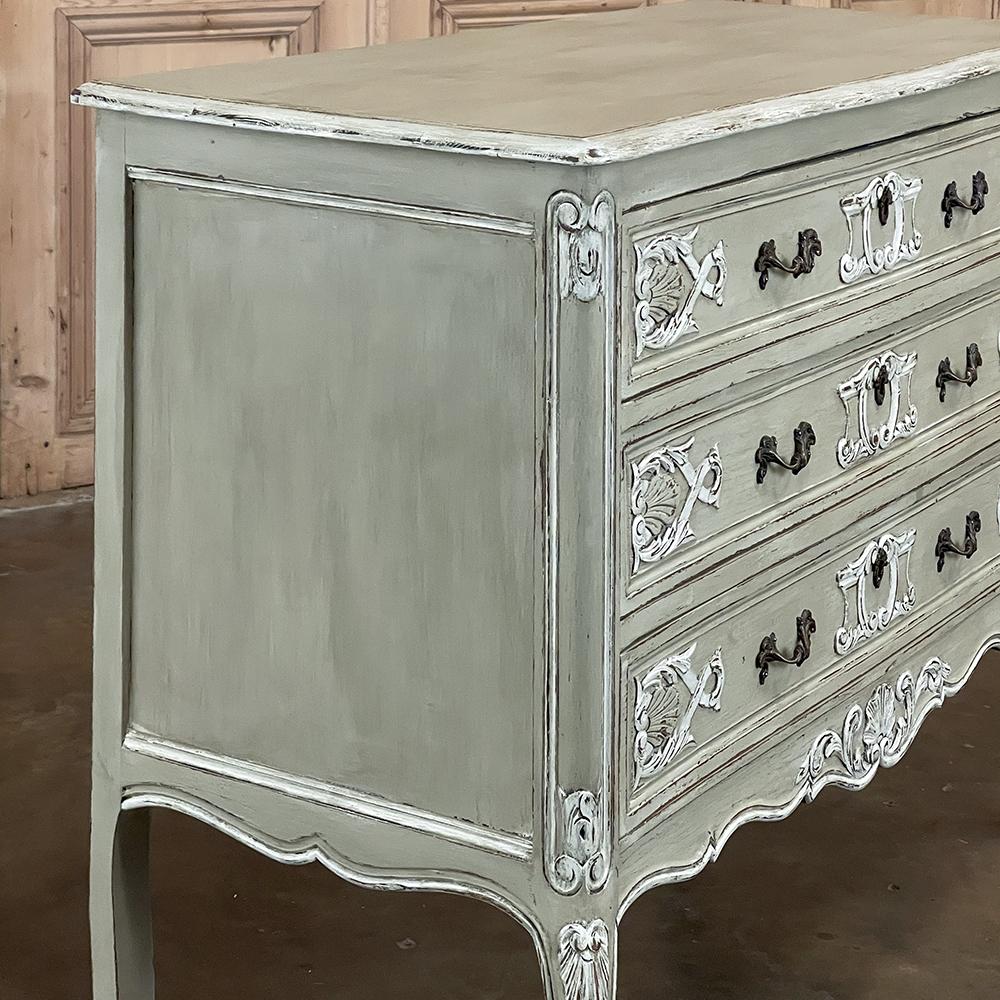 Antique Country French Painted Commode For Sale 4