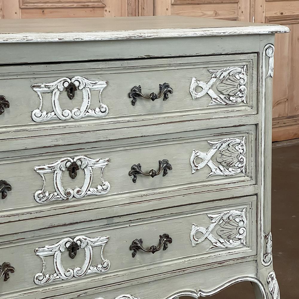 Antique Country French Painted Commode For Sale 7