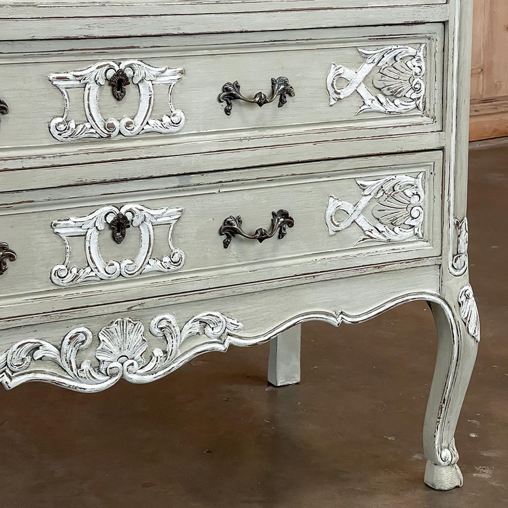 Antique Country French Painted Commode For Sale 8
