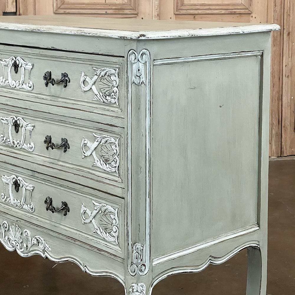 Antique Country French Painted Commode For Sale 9