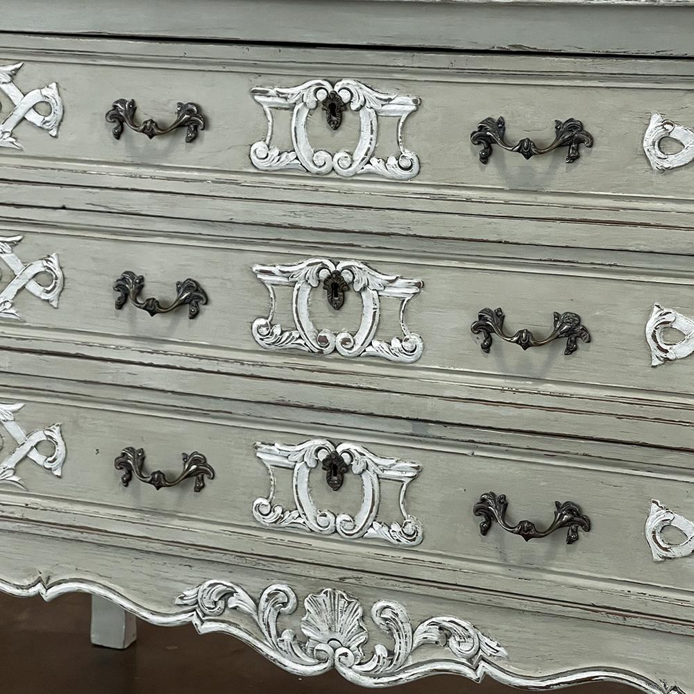 Antique Country French Painted Commode For Sale 13