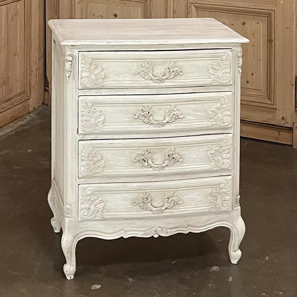 Louis XV Antique Country French Painted Commode For Sale