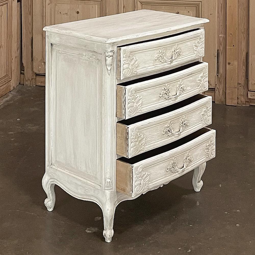 20th Century Antique Country French Painted Commode For Sale