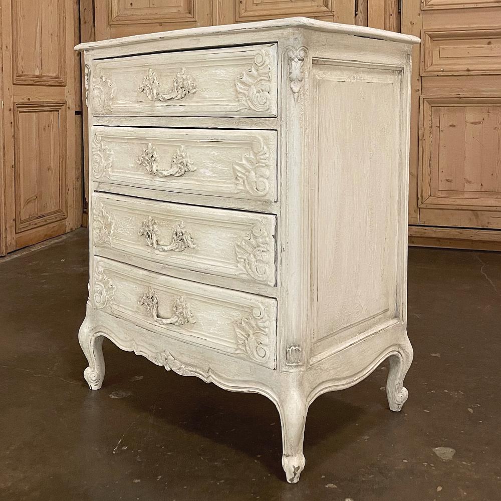 Antique Country French Painted Commode For Sale 1