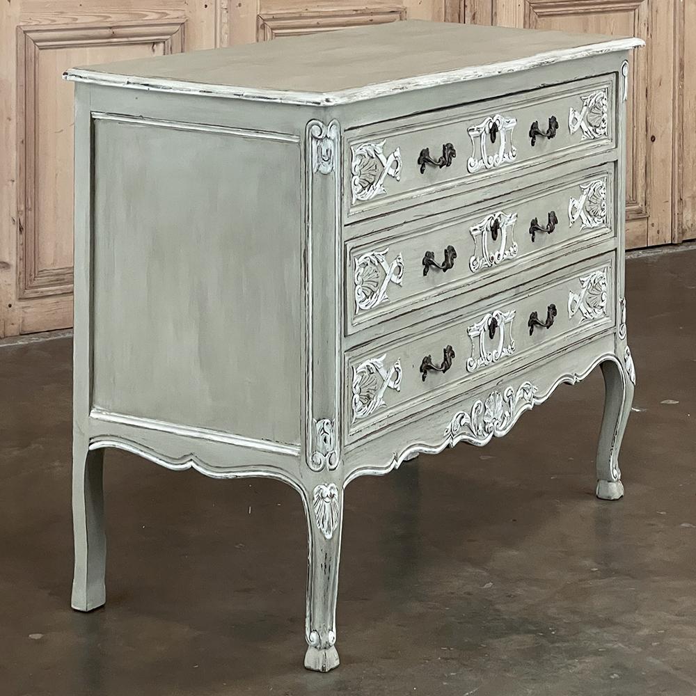 Antique Country French Painted Commode For Sale 3