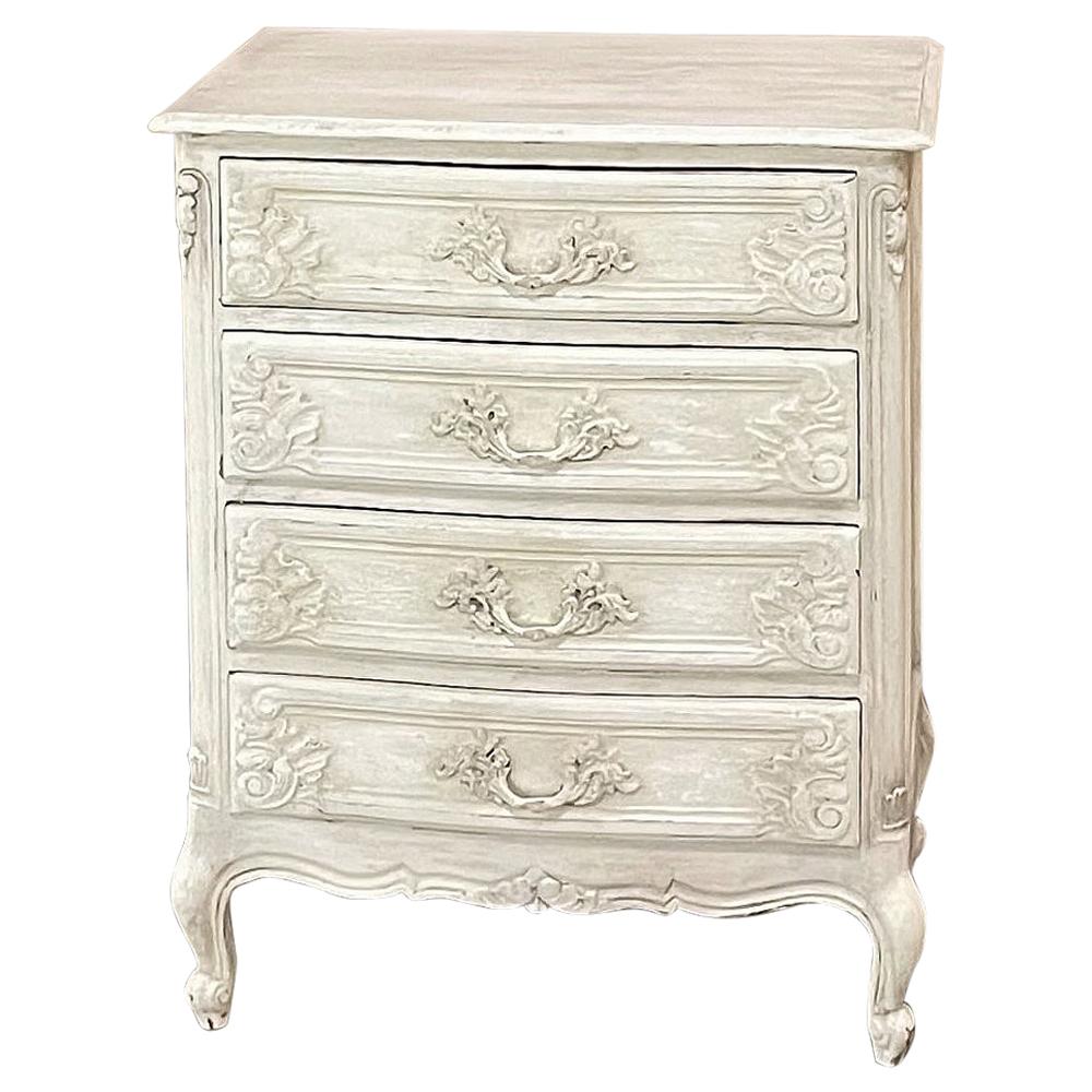Antique Country French Painted Commode For Sale