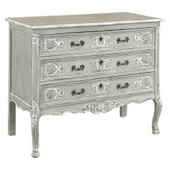 Antique Country French Painted Commode