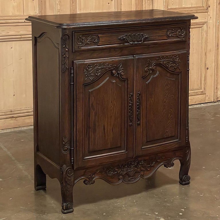 Antique Country French Petite Buffet For Sale at 1stDibs