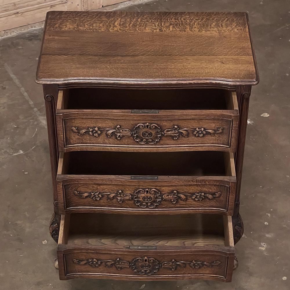 20th Century Antique Country French Petite Commode ~ Chest of Drawers For Sale