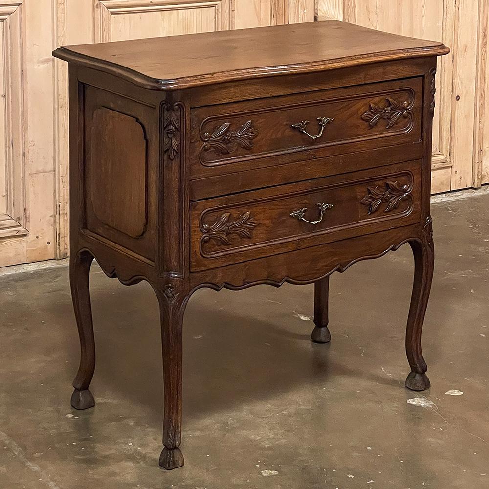 Hand-Crafted Antique Country French Petite Commode