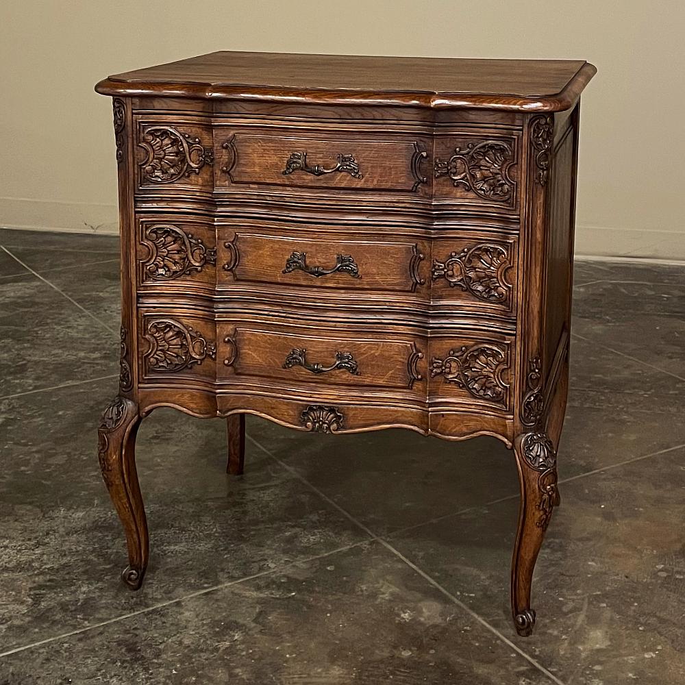 Louis XIV Antique Country French Petite Commode ~ Nightstand
