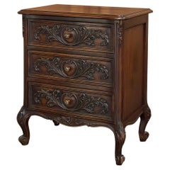 Antique Country French Petite Commode, Nightstand