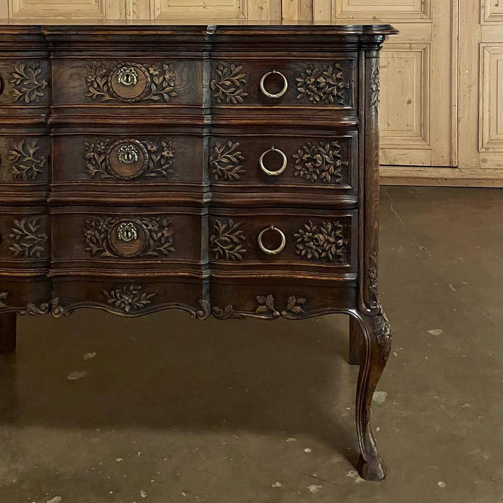 20th Century Antique Country French Regence Commode For Sale